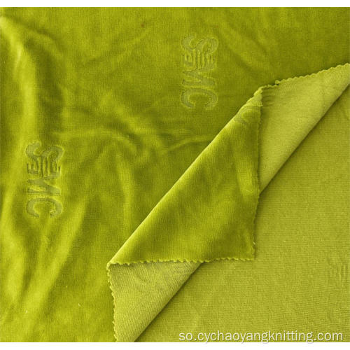 Jaccquard 100% polyester wuxuu dhibic jacuul